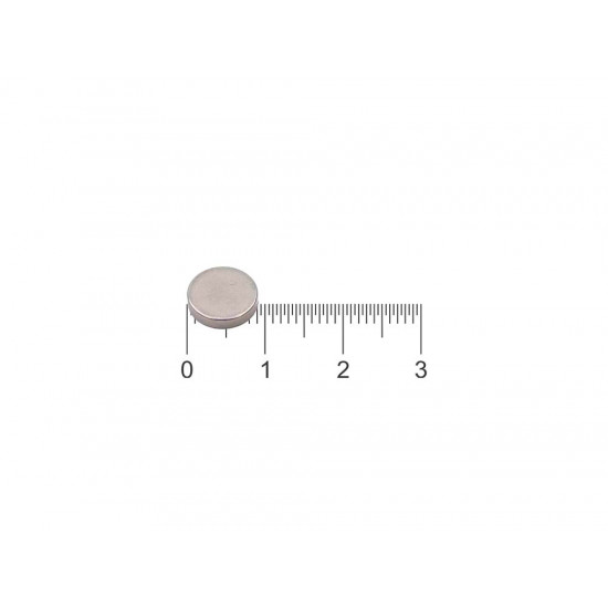 Ímã de neodímio 9,5x1,8 mm - N35